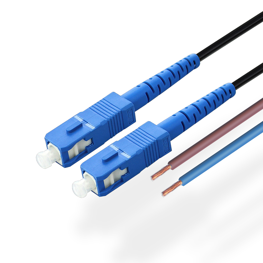 Single-Mode Double-Core with Power Cable Optical Fiber - 我的网站